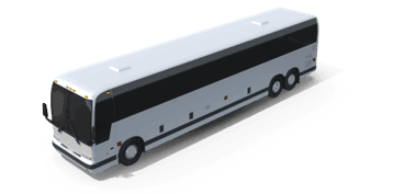 Barons Bus 3D Rendering