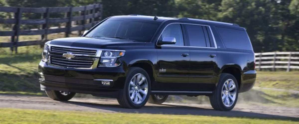 Chevy Suburban Navigating Country Road
