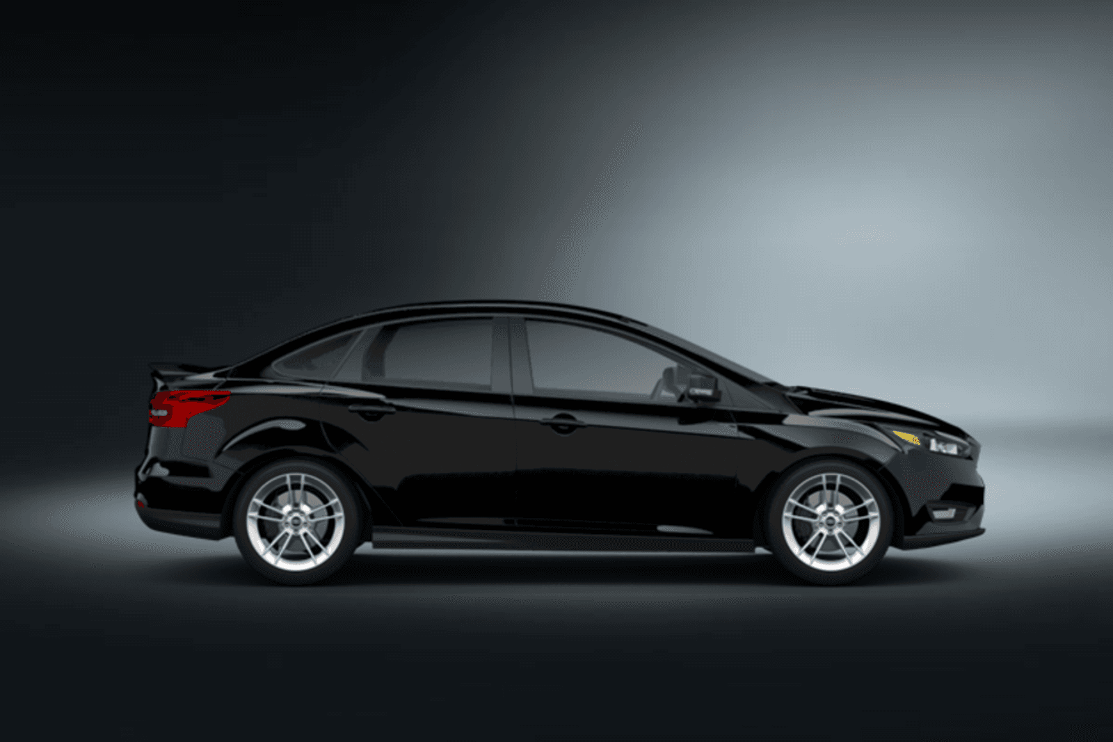 Ford Focus in black