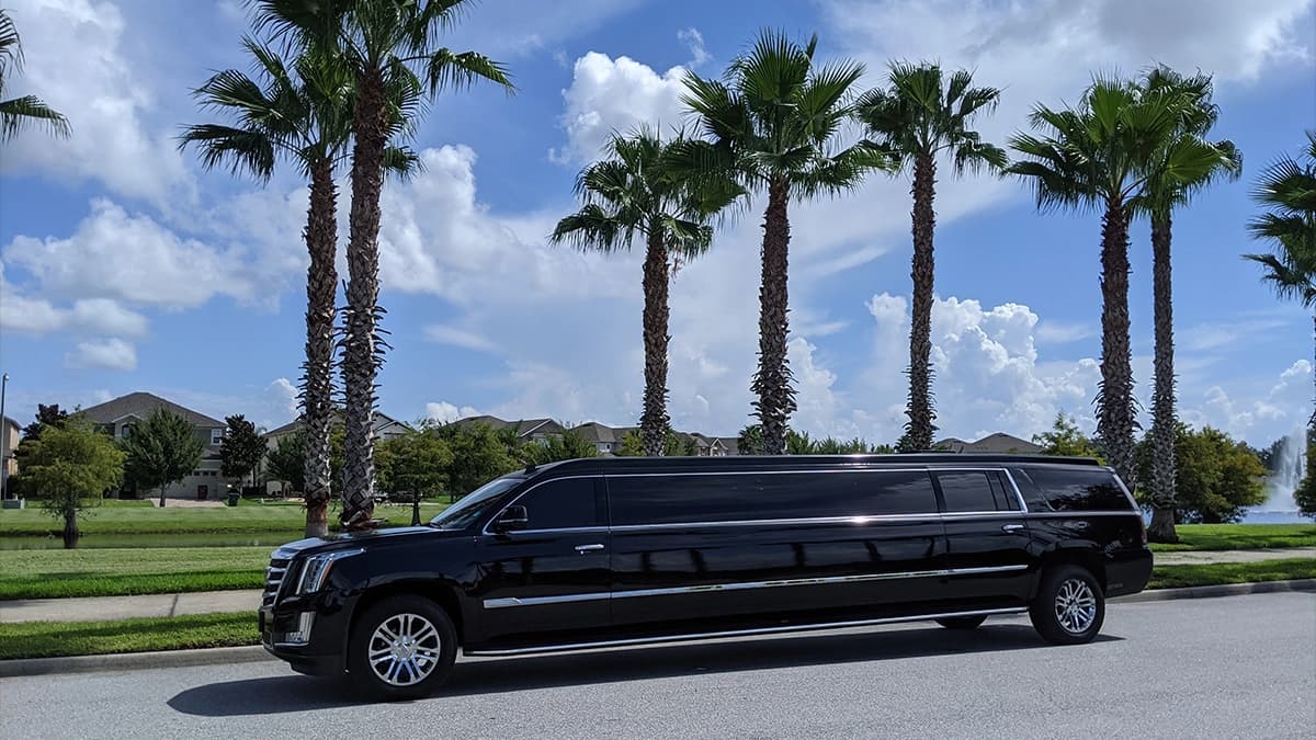 Red Stretch Limo