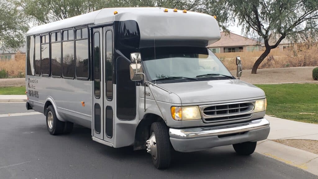 Gray Bus
