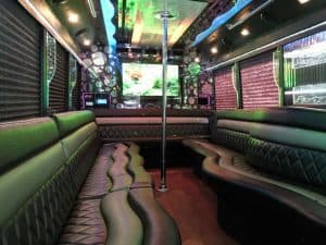 Party Bus Tampa White Bus 03
