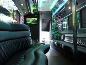 Party Bus Tampa White Bus 06