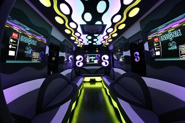 Limo bus in Savannah GA