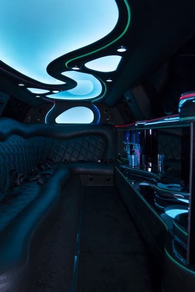 White Chrysler 300 Bakersfield Limousine and Transport