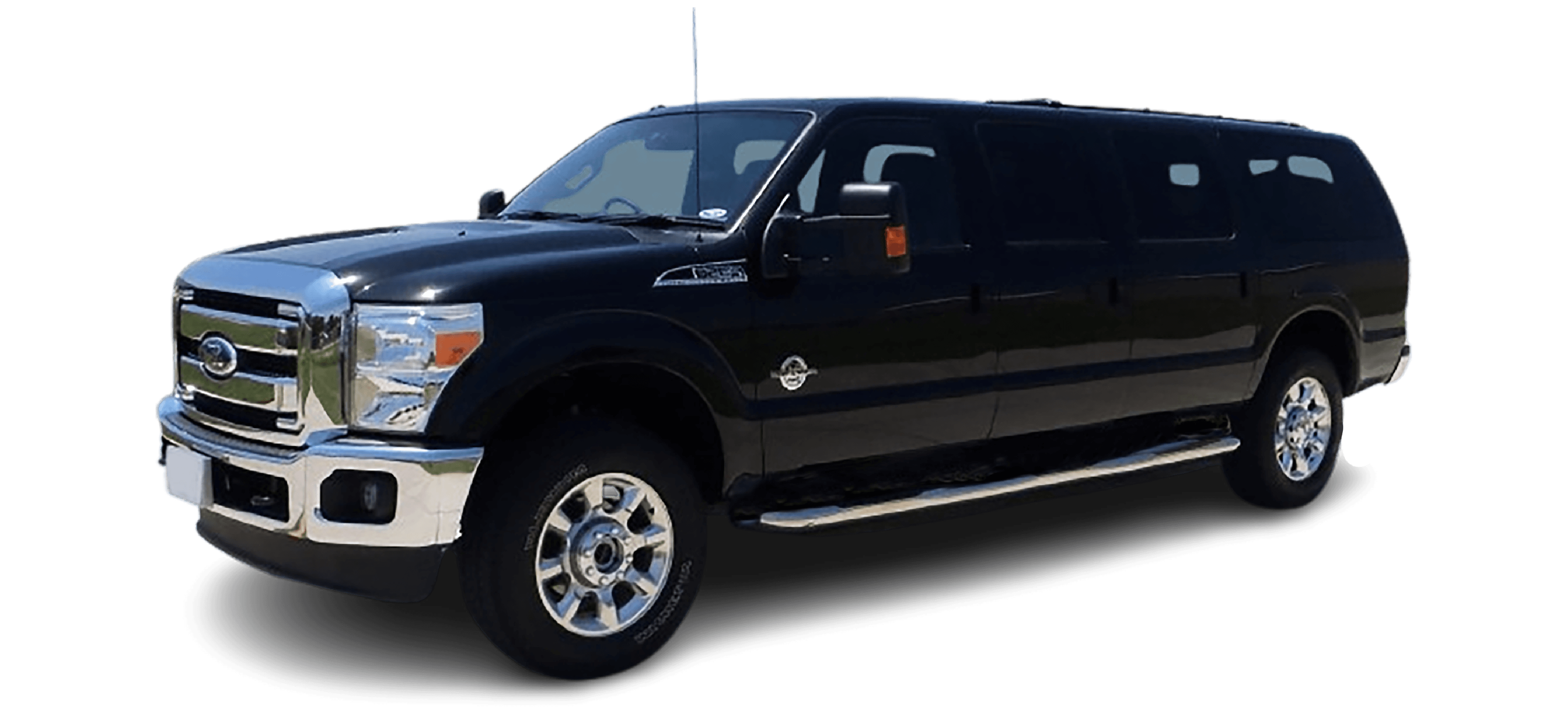 White 12-Passenger Stretch Limo