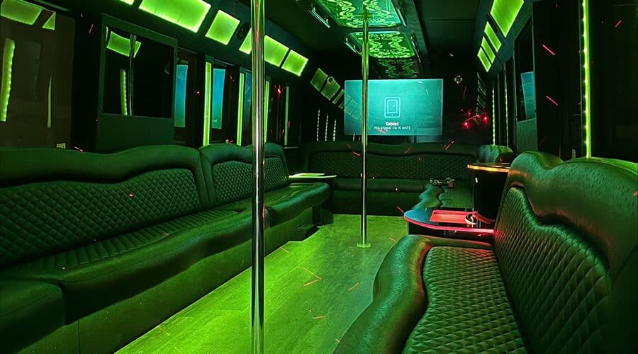 Gold Party Bus