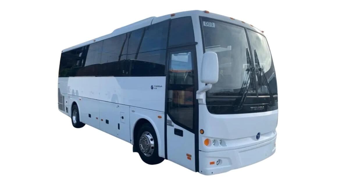 56-Passenger Charter Bus