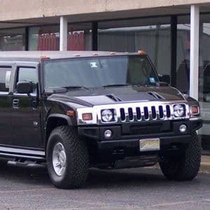 Black 15-Passenger Hummer Limo