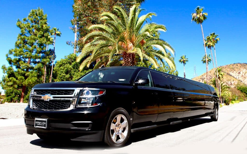 Chevy Suburban stretched limousine