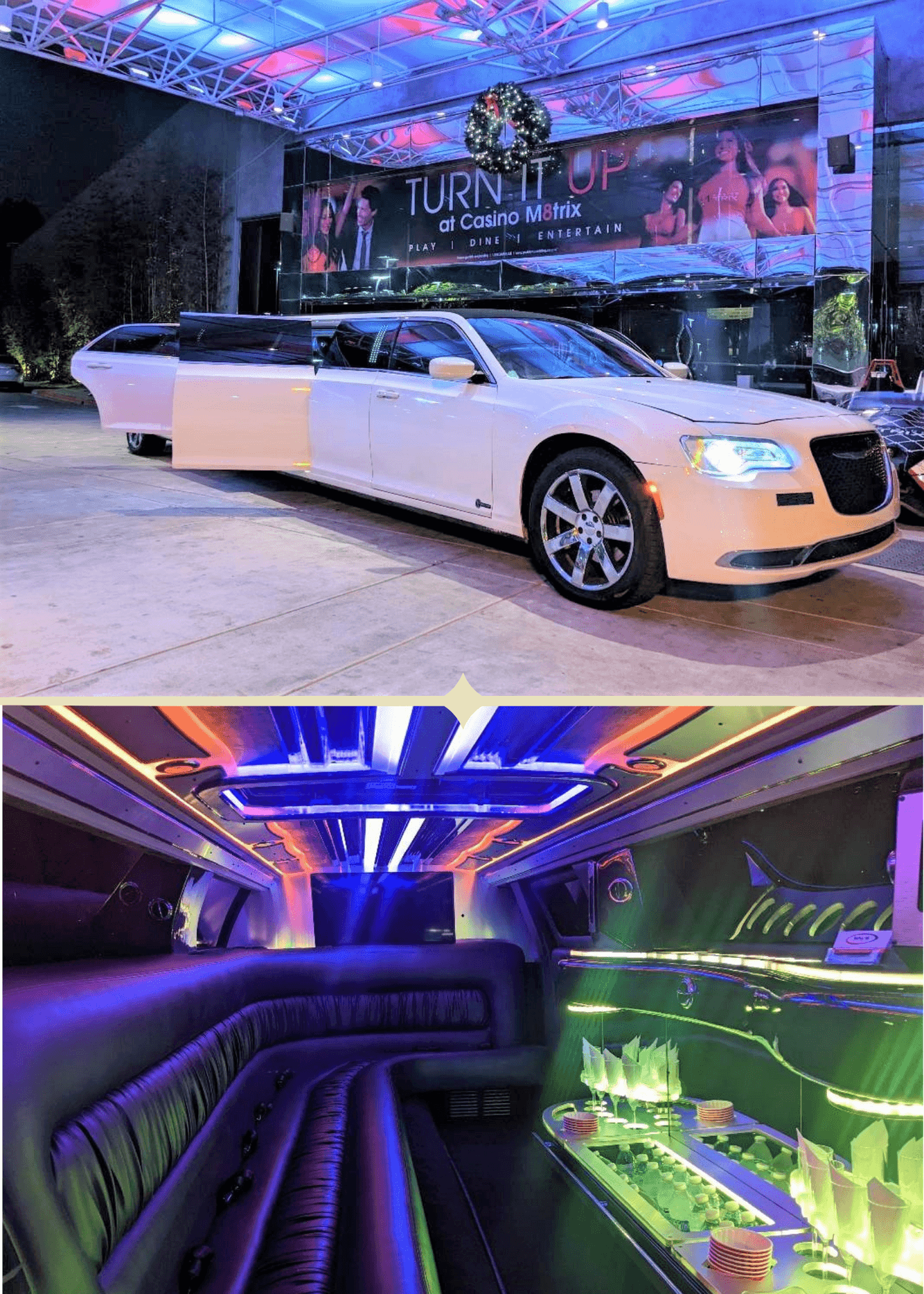 White Stretch Limo