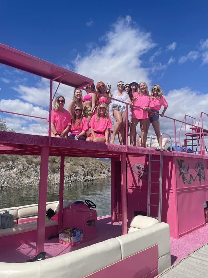 Pink 30-Passenger Party Bus