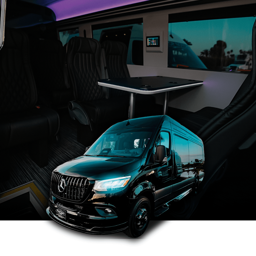 White 9-Passenger Sprinter Van